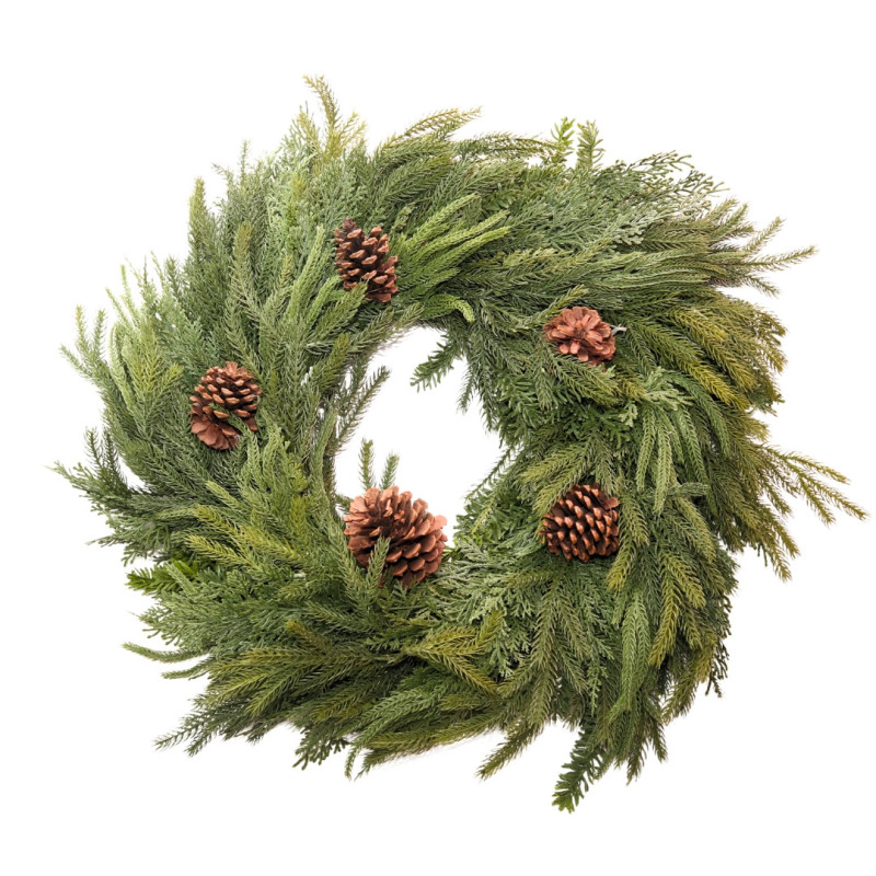 PINECONE WREATH