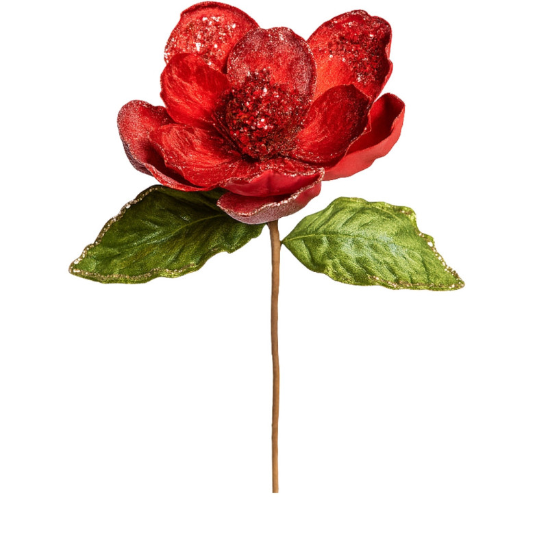 MAGNOLIA FLOWER RED L