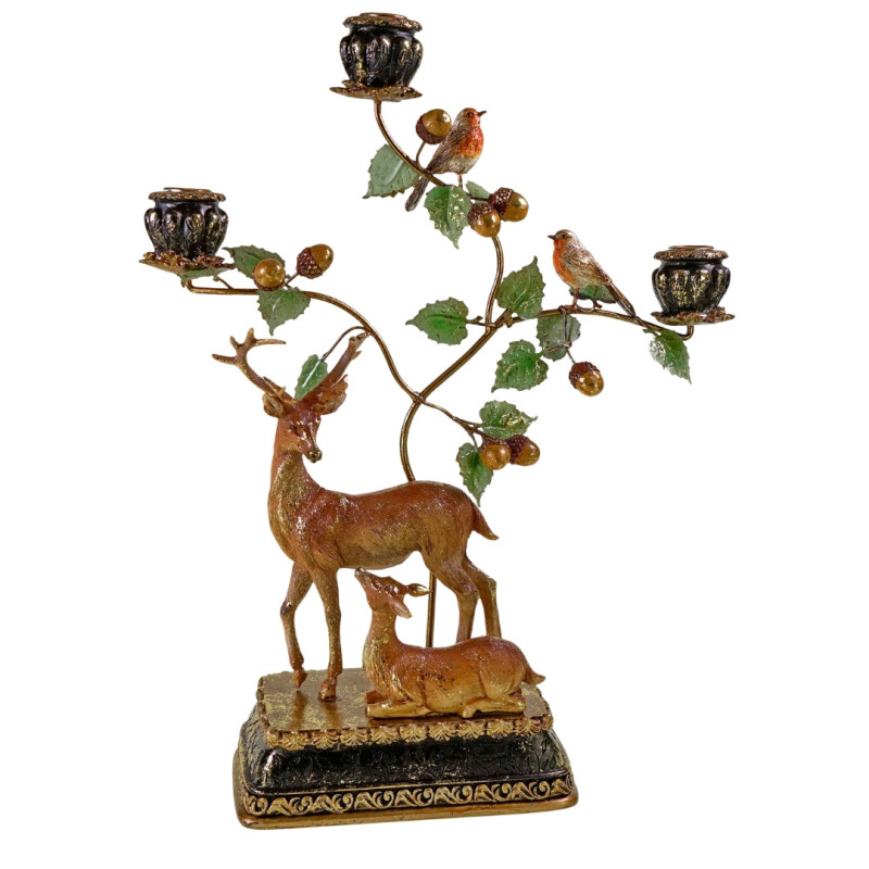 CANDLE HOLDER DEER