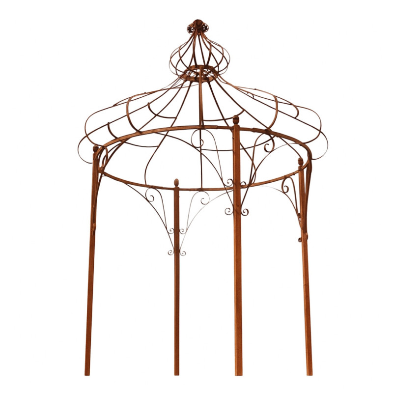 GAZEBO WITH IRON STRUCTURES