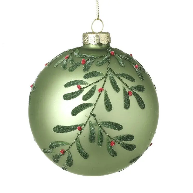 GREEN BALL ORNAMENT