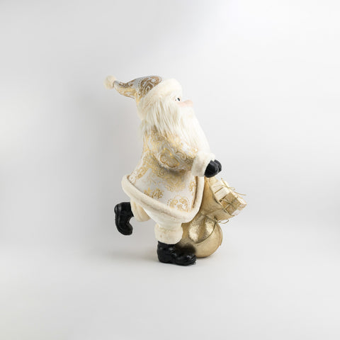 WHITE/GOLD SANTA
