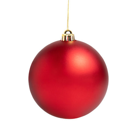 Red matt ball 12cm