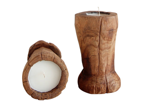 CANDLE - WOOD