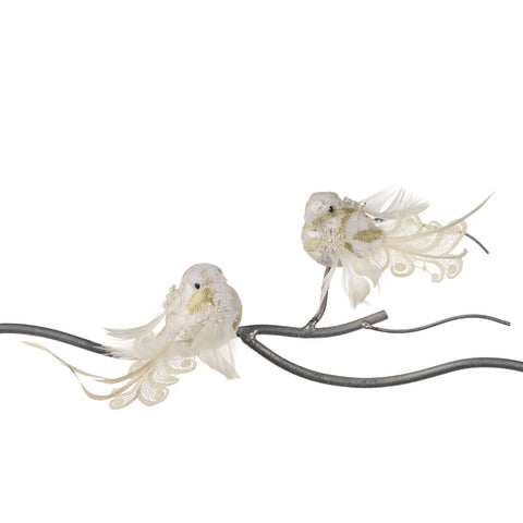 BIRD WITH PEARLS