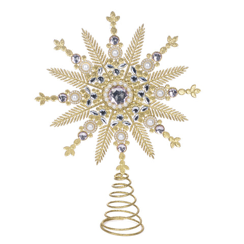 FLOWER WITH PEARLS