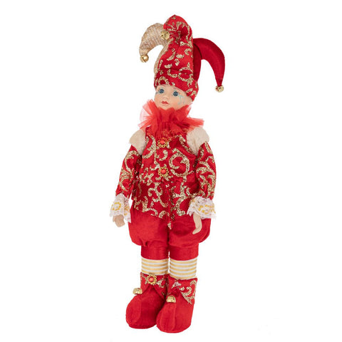 RED CHRISTMAS JOKER WITH MUSIC