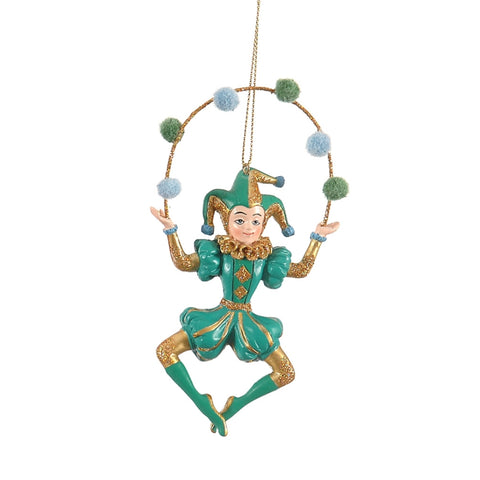RED/GREEN CIRCUS DANCER DECORATION