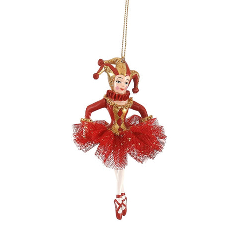 RED/GREEN CIRCUS DANCER DECORATION
