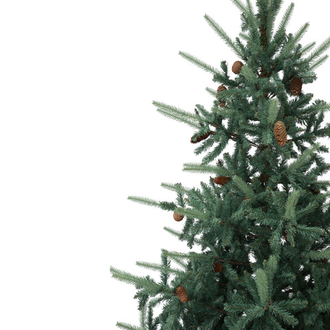 GREEN TREE WITH PINE BOWL 225 CM (TT437)