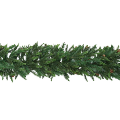 GREEN GARLAND WITH PINE BOTTLES 