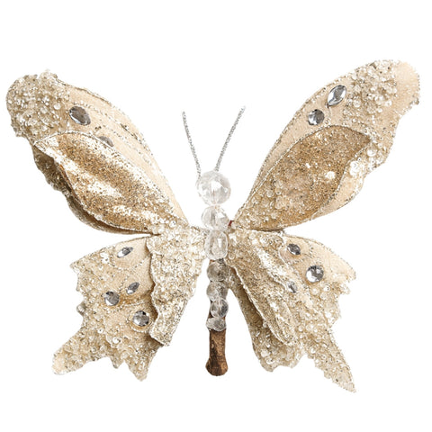 CHAMPAGNE BUTTERFLY DECOR