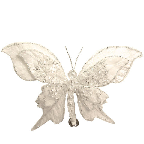 WHITE BUTTERFLY M