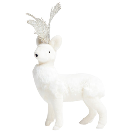WHITE DEER WITH ANTHRAX