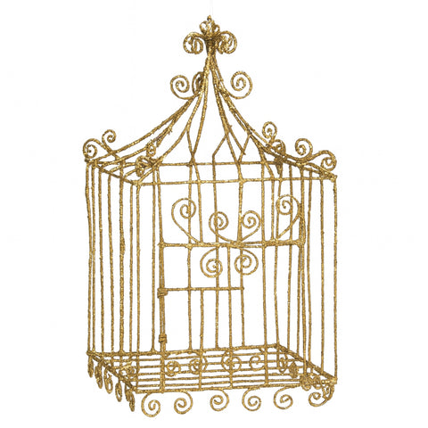 GOLDEN BIRD CAGE