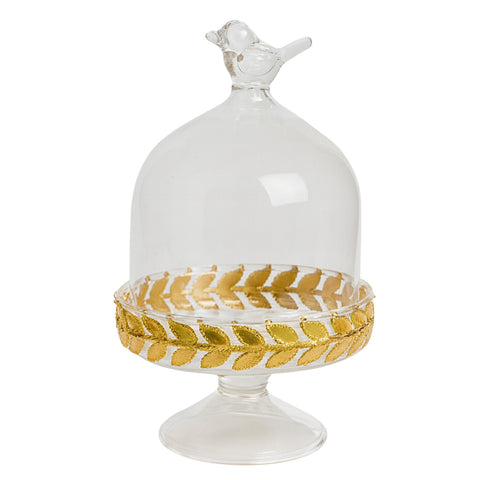 GLASS DOME WITH HANGING