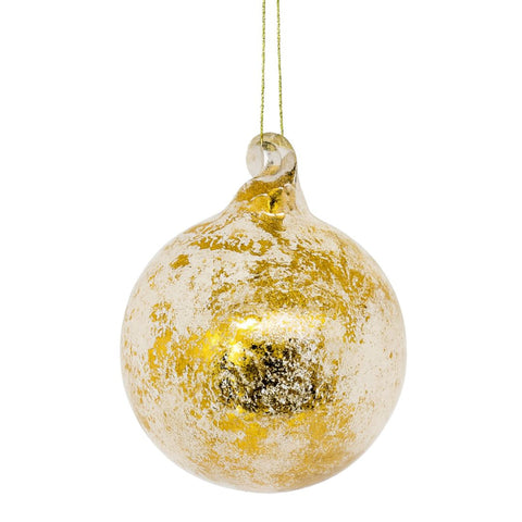 ANTIQUE GOLD GLASS TOP M