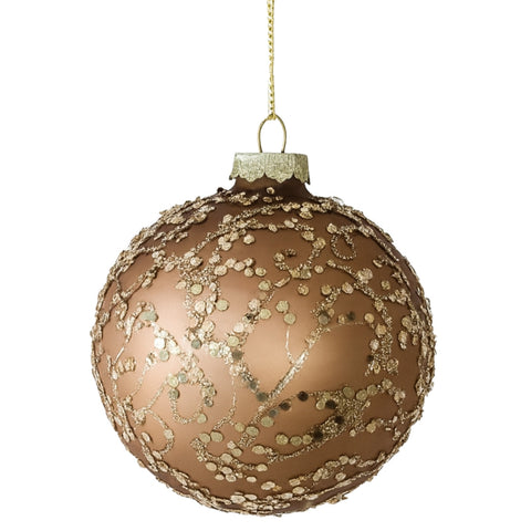 ROSEGOLD GLASS TOP WITH SILVER