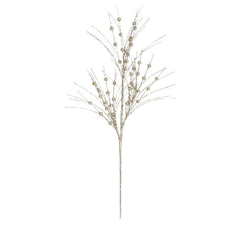 BERRIES BRANCHES WITH CHAMPAGNE THREADS