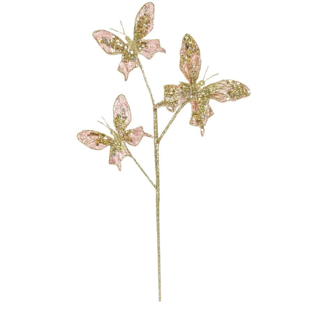 PEACH BUTTERFLY BRANCH