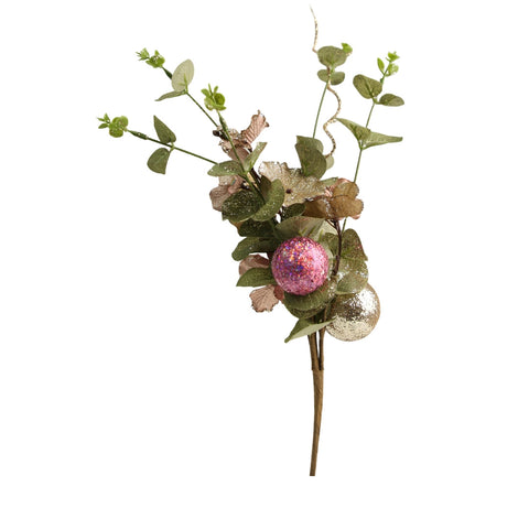 BRANCH WITH PINK BALLS