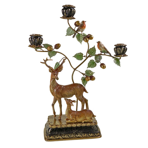 DEER CANDLE HOLDER