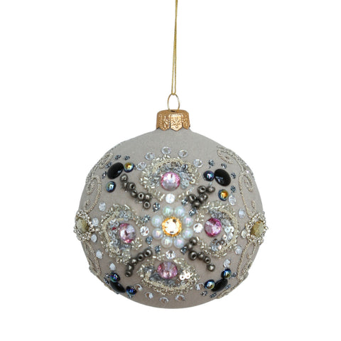 TOP WITH CRYSTALS &amp; BEADS
