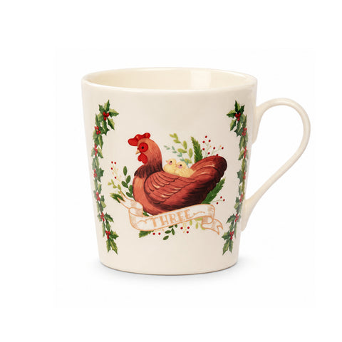 SET ME 12 FILXHANË PORCELANI "12 DAYS" – E KUQE/E BARDHË