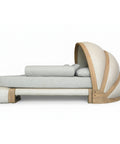 Daybed AVELIN me Dru Teak & Litar Poliester