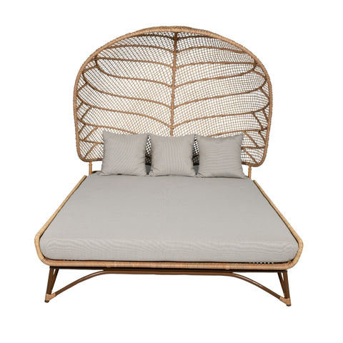 Daybed OPUS me Ratan Sintetik & Alumin
