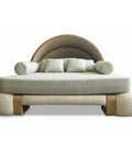Daybed AVELIN me Dru Teak & Litar Poliester