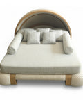 Daybed AVELIN me Dru Teak & Litar Poliester