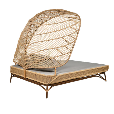 Daybed OPUS me Ratan Sintetik & Alumin