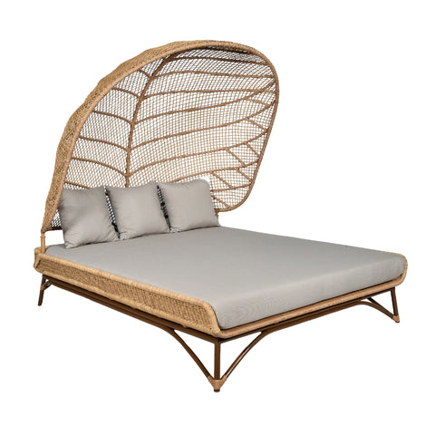 Daybed OPUS me Ratan Sintetik & Alumin