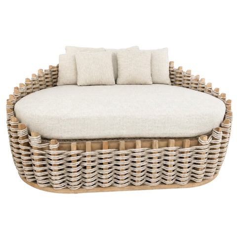 Daybed REY me Dru Teak & Litar Poliester