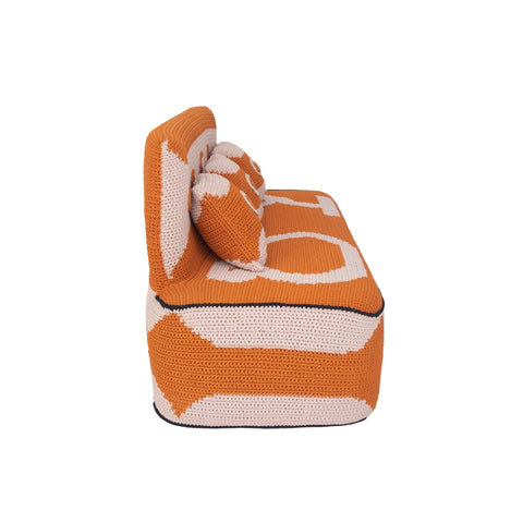 Divan APEROL me Dizajn Modern dhe Ngjyra Portokalli