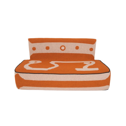 Divan APEROL me Dizajn Modern dhe Ngjyra Portokalli