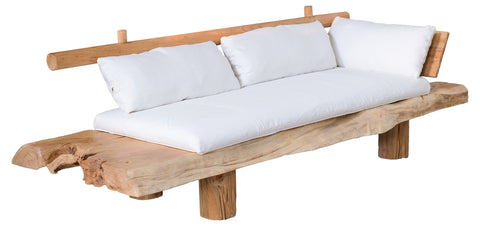 Divan Outdoor AXON me Dru Teak të Ricikluar