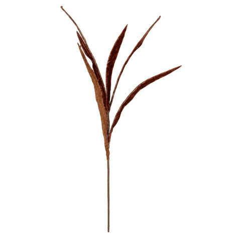 CARAMEL BROWN LONG LEAF SPRAY