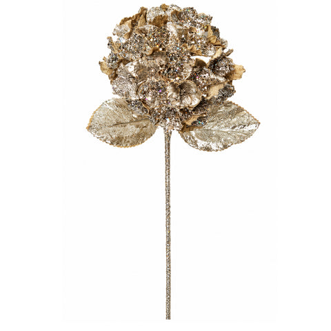 CREAM/GOLD HYDRANGEA FLOWER