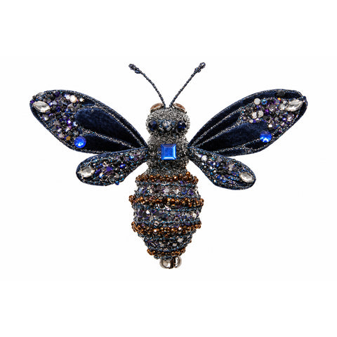 ROYAL BLUE CLIP-ON BEE – S