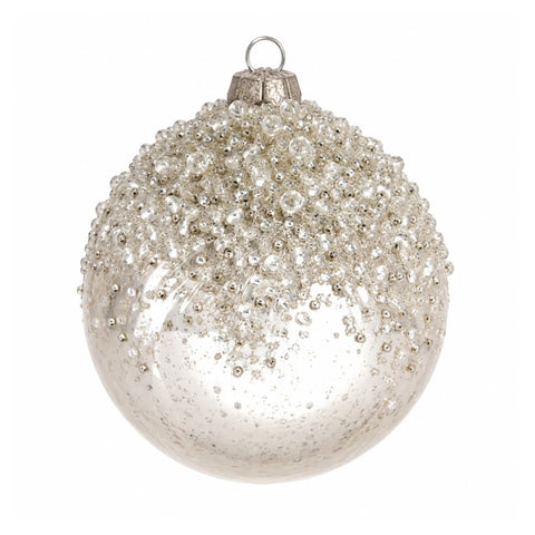 PEARL BALL WITH GOLD RING