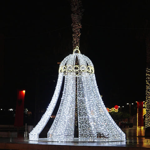 KËMBANË 3D ME DRITË LED