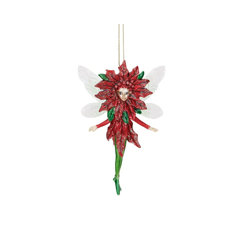 ZANË ME LULE POINSETTIA KUQ/JESHILE