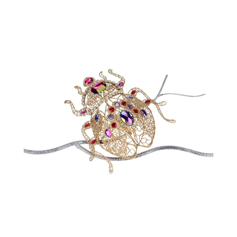 ORNAMENT INSEKTI ME GURË DEKORATIVË