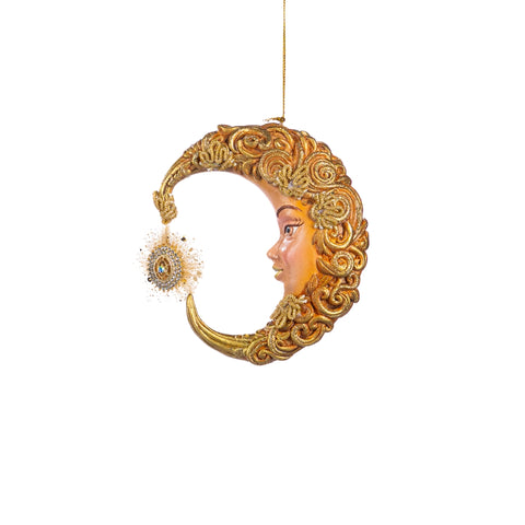 DIELL/HËNË BAROKE "SUN KING" GOLD