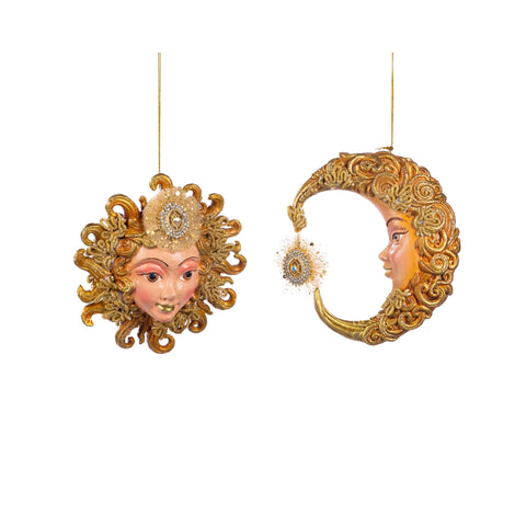 DIELL/HËNË BAROKE "SUN KING" GOLD