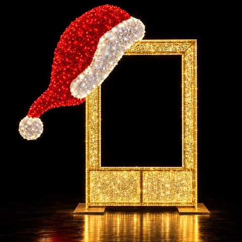 SANTA HAT PHOTO FRAME