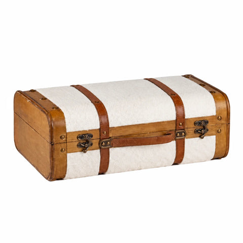 Valixhe e madhe kafe 45 cm – dekor Krishtlindjesh