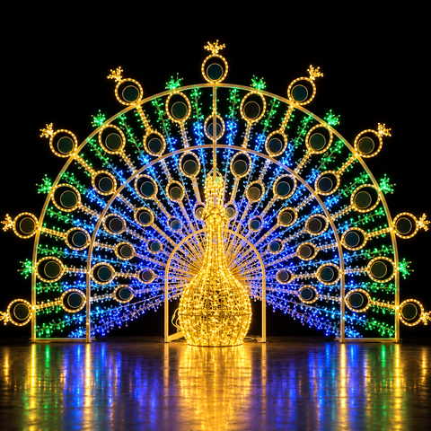 ROYAL PEACOCK 230x366x85CM